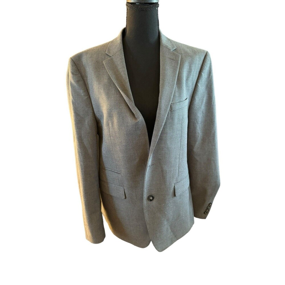Vince Camuto Men’s Size 38R Stretch‎ Suit Jacket Blazer Gray Grey